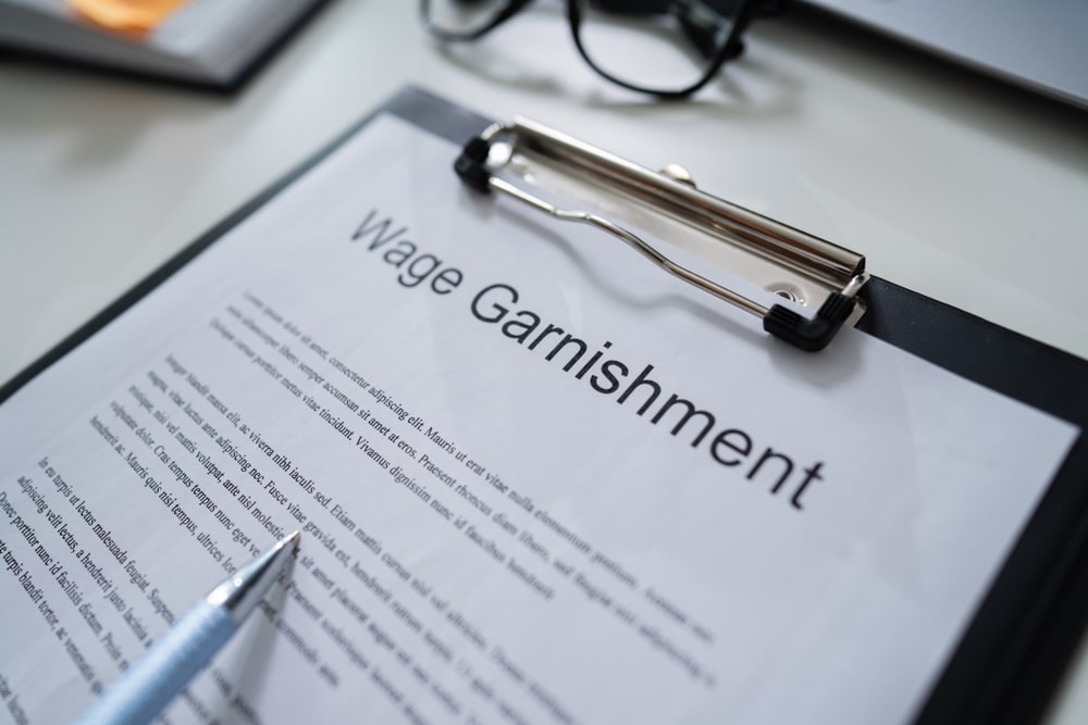 Wage Garnishment Document